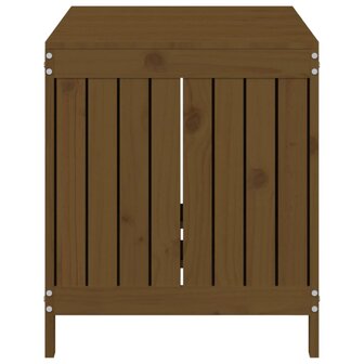 Tuinbox 121x55x64 cm massief grenenhout honingbruin