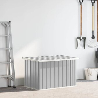 Tuinbox 109x67x65 cm grijs
