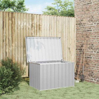 Tuinbox 109x67x65 cm grijs