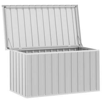Tuinbox 129x67x65 cm grijs