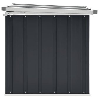 Tuinbox 129x67x65 cm antraciet