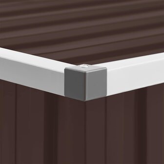 Tuinbox 109x67x65 cm bruin