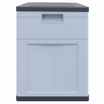 Opbergkist 320 L grijs zwart