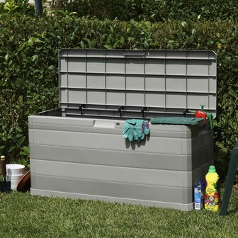 Tuinbox 117x45x56 cm grijs