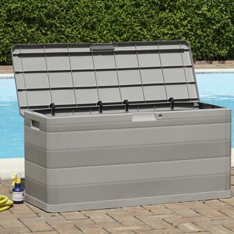 Tuinbox 117x45x56 cm grijs