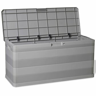 Tuinbox 117x45x56 cm grijs