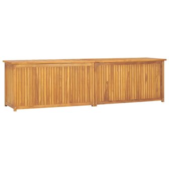 Tuinbox 200x50x55 cm massief teakhout