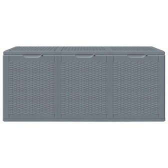 Tuinbox 270 L PP rattan grijs