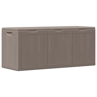 Tuinbox 270 L PP houtlook bruin