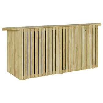 Tuinopslagdoos met opslag Bruin 119 x 44 x 58,5 cm