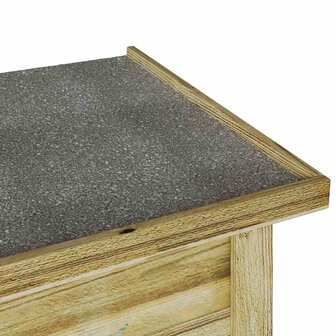 Opslagdoos Bruin 119 x 44.5 x 58 cm Ge&iuml;mpregneerd grenen hout