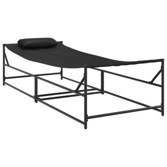 Ligstoel Antraciet 200 x 74 x 73 cm Textilene, staal