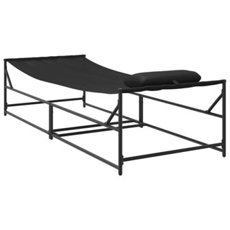Ligstoel Antraciet 200 x 74 x 73 cm Textilene, staal