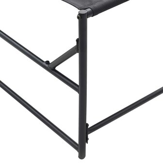Ligstoel Antraciet 200 x 74 x 73 cm Textilene, staal