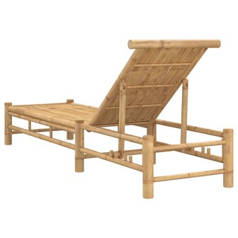 Ligbed 55x199x30 cm bamboe