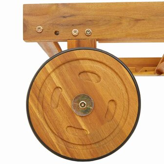 Ligstoelen 2 st massief acaciahout