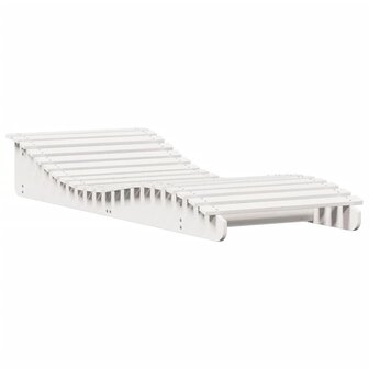 Ligbed 205x80x31,5 cm massief grenenhout wit