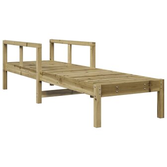 Ligstoel 199,5x62x55 cm ge&iuml;mpregneerd grenenhout