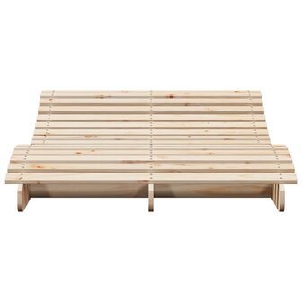 Ligbed 205x110x31,5 cm massief grenenhout