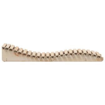 Ligbedden 2 st 205x60x31,5 cm massief grenenhout