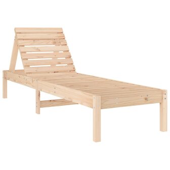 Ligstoelen 2 st 199,5x60x74 cm massief grenenhout