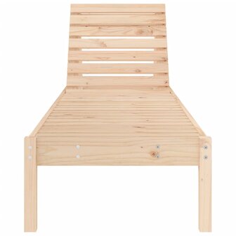 Ligstoelen 2 st 199,5x60x74 cm massief grenenhout