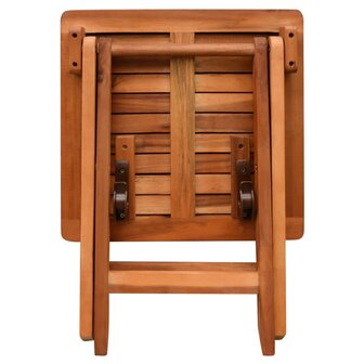 Ligbed met tafel massief acaciahout