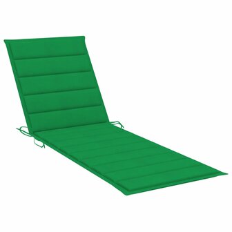 Ligbed met groen kussen ge&iuml;mpregneerd grenenhout