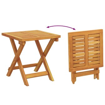 Ligstoel 1-persoon 2 pcs Rood 40 x 40 x 40cm Massief acaciahout