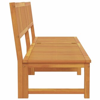 Ligstoel 1-persoon Bruin 200 x 57 x 75cm Massief acaciahout