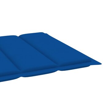 Ligbed met tafel en kussen massief teakhout