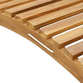 Ligstoel Bruin 184 x 55 x 59 cm Massief Teakhout