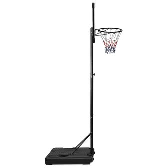 Basketbalstandaard 235-305 cm polycarbonaat transparant