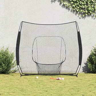 Honken en Softbal Zwart 250 x 106 x 209 cm Polyester