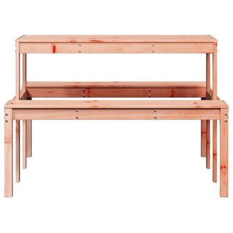Picknicktafel 110x134x75 cm massief douglashout