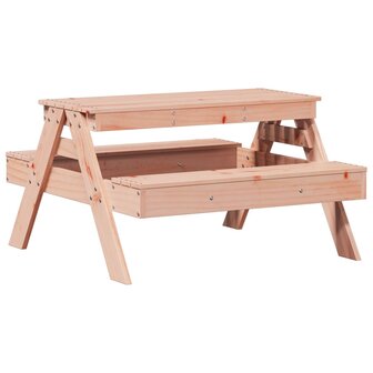 Picknicktafel voor kinderen 88x97x52 cm massief douglashout