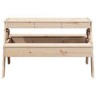 Picknicktafel voor kinderen 88x97x52 cm massief grenenhout