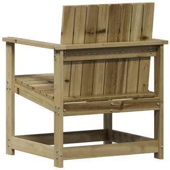 3-delige Loungeset ge&iuml;mpregneerd grenenhout