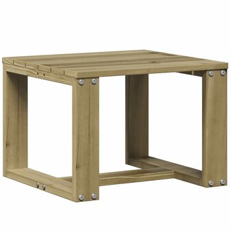 3-delige Loungeset ge&iuml;mpregneerd grenenhout