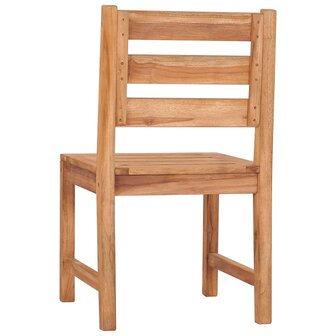 Tuinstoelen 8 st massief teakhout