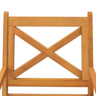 Tuinstoelen 3 st massief acaciahout
