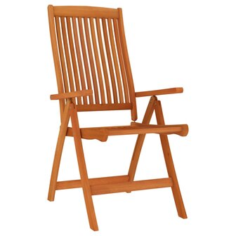 Tuinstoelen 6 st inklapbaar massief eucalyptushout