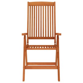 Tuinstoelen 6 st inklapbaar massief eucalyptushout