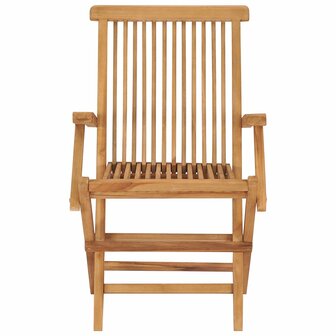 Tuinstoelen 6 st inklapbaar massief teakhout