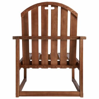 Tuinstoelen 2 st massief acaciahout