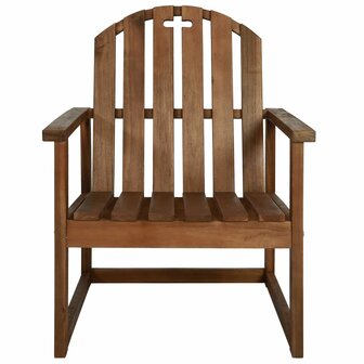 Tuinstoelen 2 st massief acaciahout