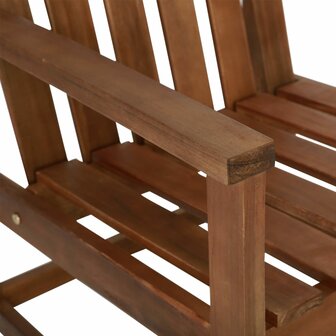 Tuinstoelen 2 st massief acaciahout