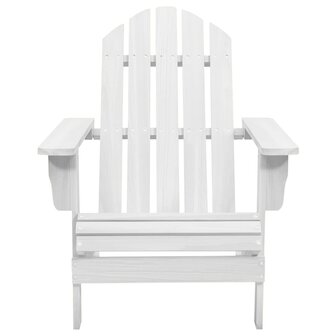 Tuinstoel hout wit