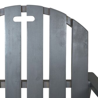 Tuinstoelen 2 st massief acaciahout grijs