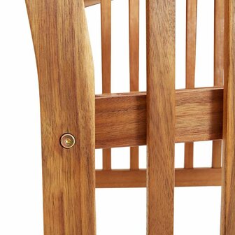 Tuinstoelen 2 st massief acaciahout